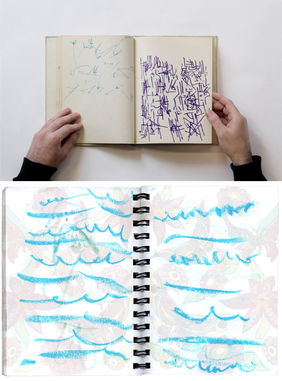 My Childhood Sketchbook and Mirtha Dermisache's Work